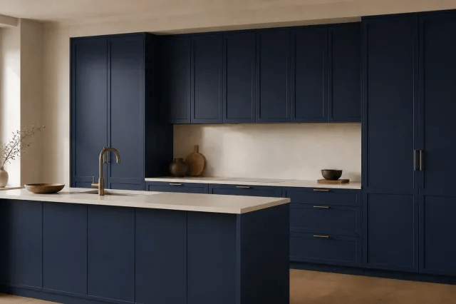 Navy Blue cabinet color sample