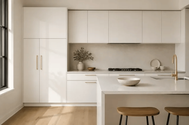 Alvic-Luxe Blanco-Slab cabinet color sample