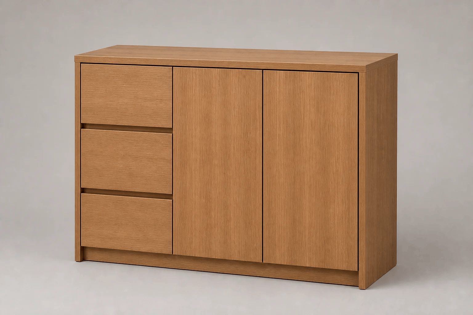 36'' Vanity Double Door And Left Drawer Wood Color vanity view 1